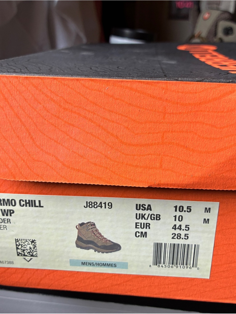 Merrell Men’s Thermo Chill Hiking Boots - Brown with Black Accents
